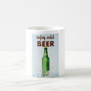 Taza De Café Disfrute del Poster de bebidas frías.