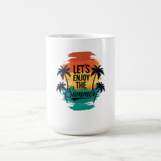 Taza De Café "Disfrutemos el verano" - Típogra tropical