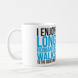 Taza De Café Disfruto De Largas Caminatas Románticas Al Rincón