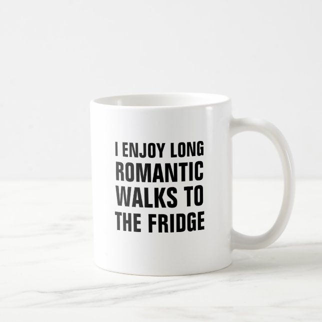 Taza De Café Disfruto de paseos románticos largos al (Derecha)