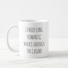 Taza De Café Disfruto largos paseos románticos a través del cas