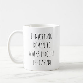 Taza De Café Disfruto largos paseos románticos a través del cas