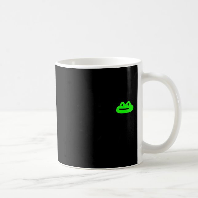 Taza De Café Dishonest Frog Meme Behave No Funny Frog Meme Sayi (Derecha)