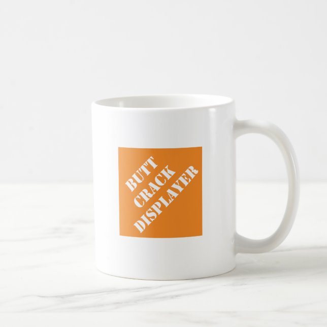 Taza De Café Disjugador de Dadism Butt Crack (Derecha)