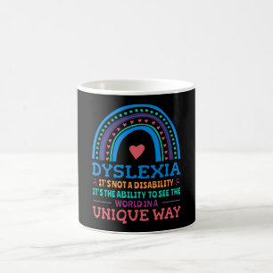 Taza De Café Dislexia Conciencia Disléxica