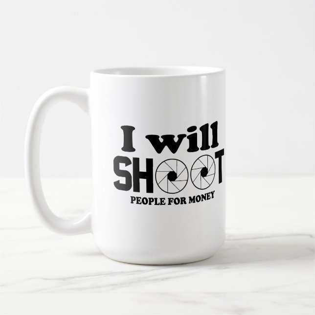 Taza De Café Dispararé a la gente por dinero (Izquierda)