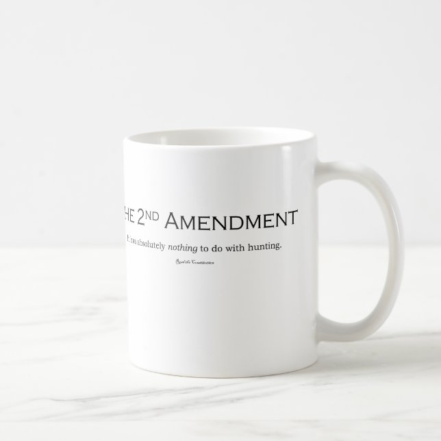 Taza De Café Dispare contra republicano de la enmienda de los (Derecha)