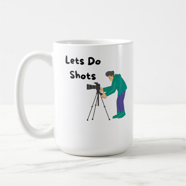 Taza De Café Disparemos con el fotógrafo (Izquierda)