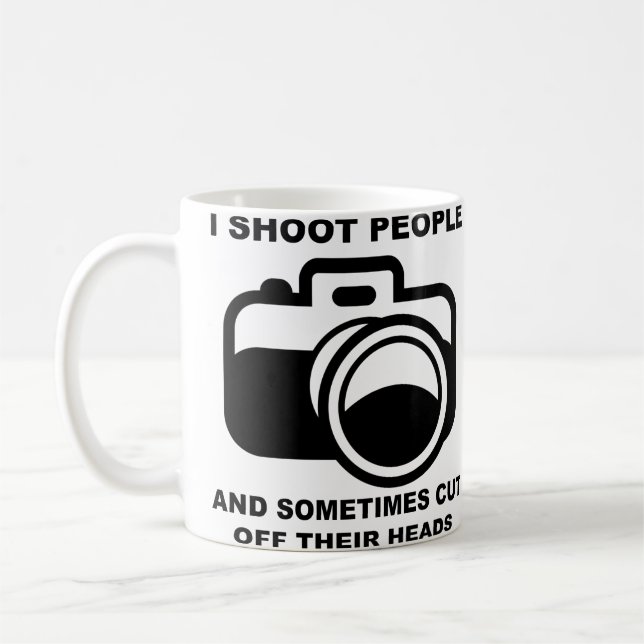 Taza De Café Disparo a la gente Gracioso fotógrafo fotógrafo Mu (Izquierda)