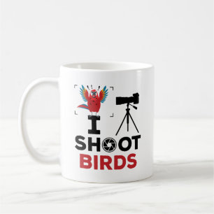 Taza De Café Disparo a pájaros Fotógrafo de vida silvestre