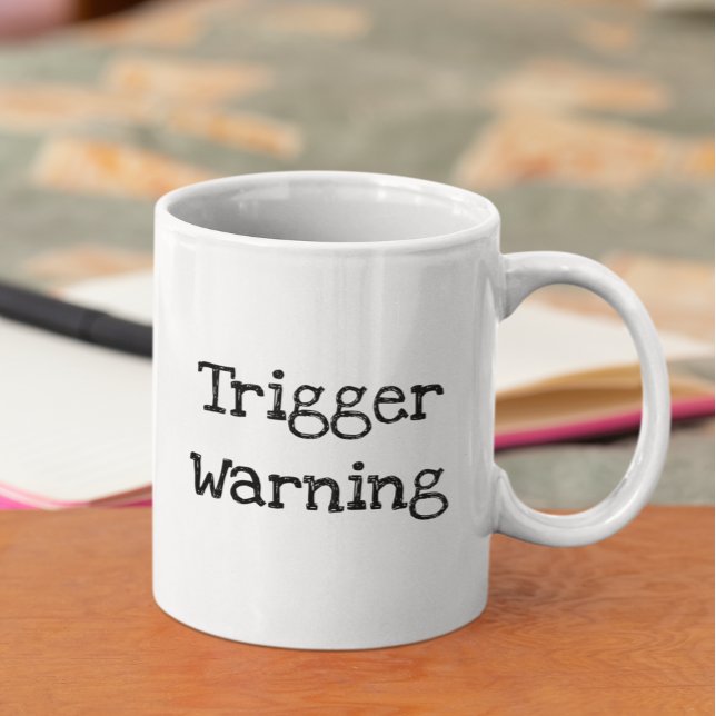 Taza De Café Disparo de advertencia divertido (Subido por el creador)