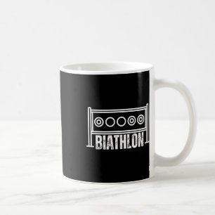 Taza De Café Disparo de biatlón objetivo de competición de esqu
