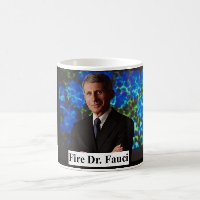 Taza De Café Disparo Dr. Fauci (Centro)