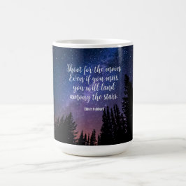 Taza De Café Disparo por la luna - Inspirador