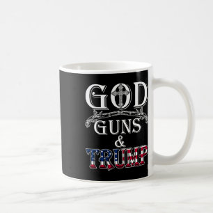 Taza De Café Disparos De Dios Y La Segunda Enmienda De La Camis