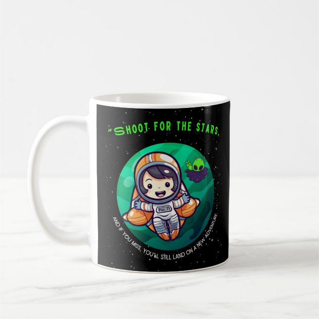 TAZA DE CAFÉ DISPAROS PARA EL INICIO, ASTRONAUT (Izquierda)
