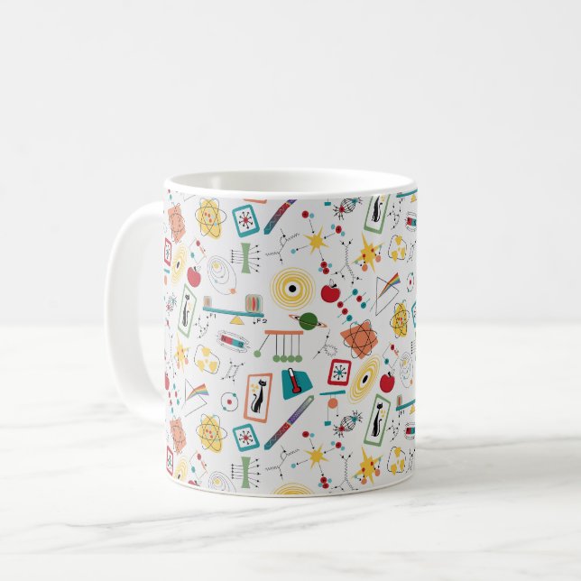 Taza De Café Dispersión de la física de las ciencias básicas en (Anverso izquierdo)