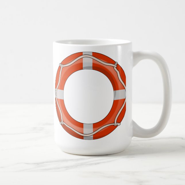 Taza De Café Dispositivo de flotación personal del salvador (Derecha)