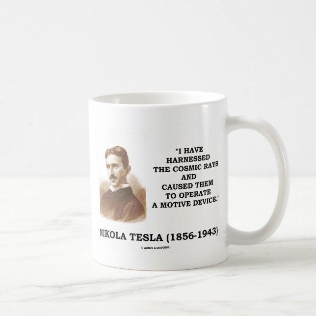 Taza De Café Dispositivo móvil de rays cósmicos aprovechado por (Derecha)