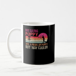 Taza De Café Disquetera De Golfing En Disco Como Un Poppy Regul