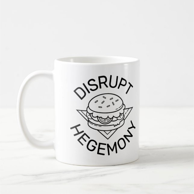 Taza De Café Disrupción de Hegemony Mug (Izquierda)
