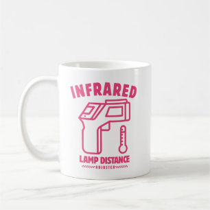 Taza De Café distancia de la lámpara infrarroja