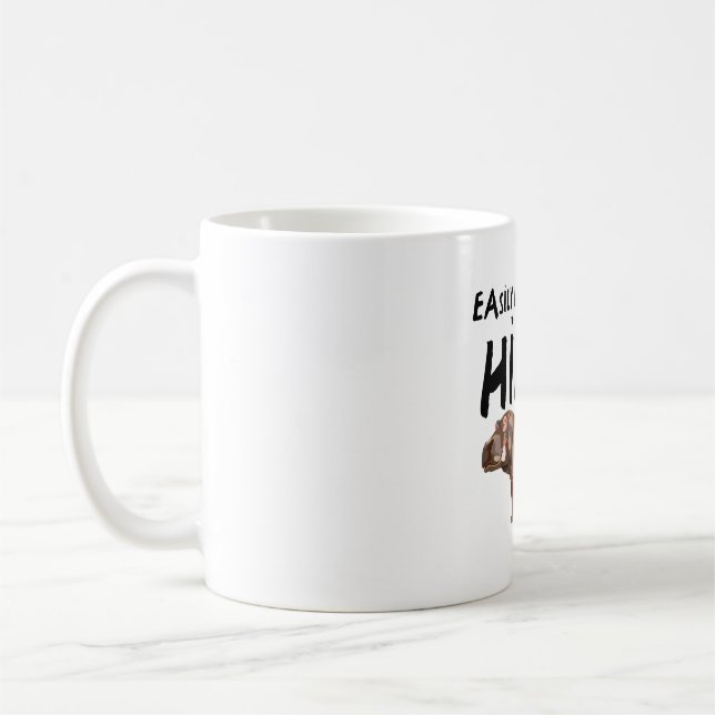 Taza De Café Distracción Fácil Por Hippos (Izquierda)