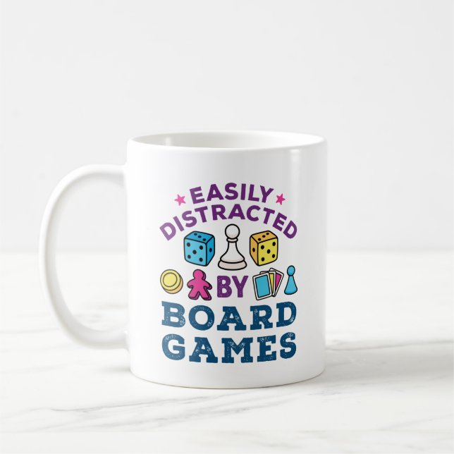 Taza De Café Distracción fácil por juegos de mesa (Izquierda)