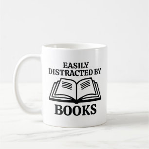 Taza De Café Distracción fácil por libros