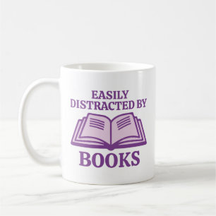 Taza De Café Distracción fácil por libros