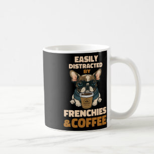 Taza De Café Distrado Por Perros Bulldog Francés Café