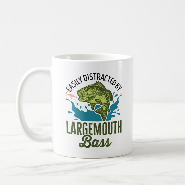 Taza De Café Distraída fácilmente por Largemouth Bass (Izquierda)