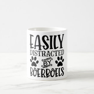 Taza De Café Distraído Fácilmente Por Boerboels Perro Gracioso 