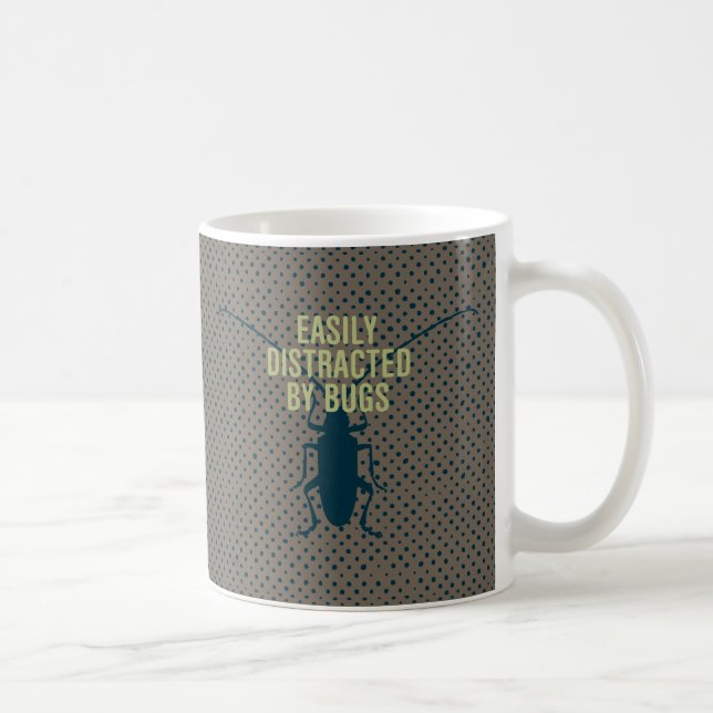 Taza De Café Distraído fácilmente por los insectos (Derecha)