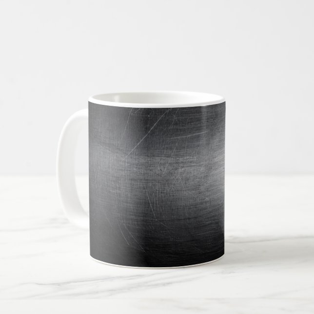 Taza De Café Distressed Metal Plate Mug (Anverso izquierdo)