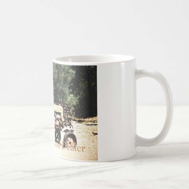 Taza De Café Distribuidor autorizado de desperdicios    blanco (Derecha)