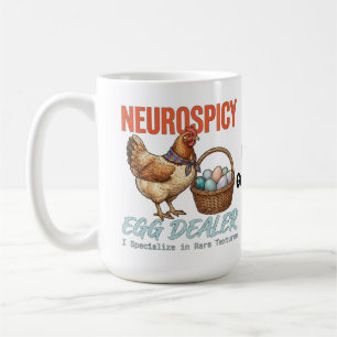 Taza De Café Distribuidor de Huevos Neuropicante Texturas Raras