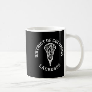 Taza De Café Distrito De Columbia Lacrosse Chicas Lax Retro Dis