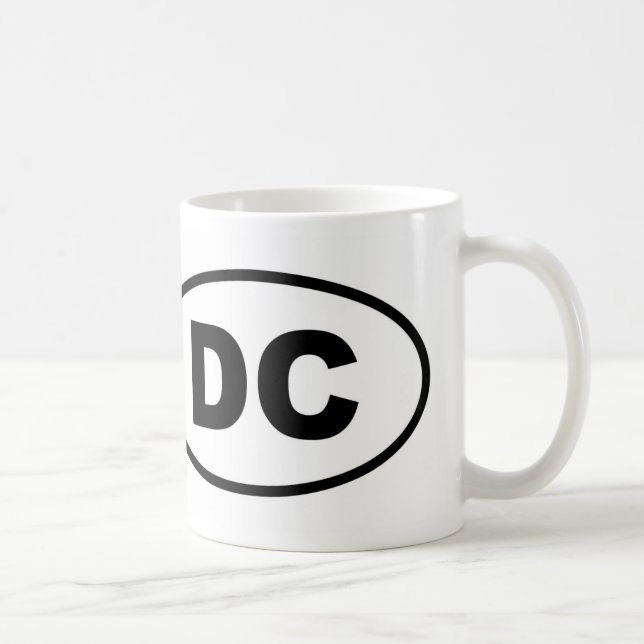 Taza De Café Distrito de Washington DC, Columbia (Derecha)