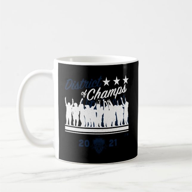 Taza De Café Distrito Espíritu De Washington De Los Campos De W (Izquierda)