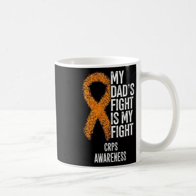 Taza De Café Distrofia simpática de reflejo La lucha de mi papá (Derecha)