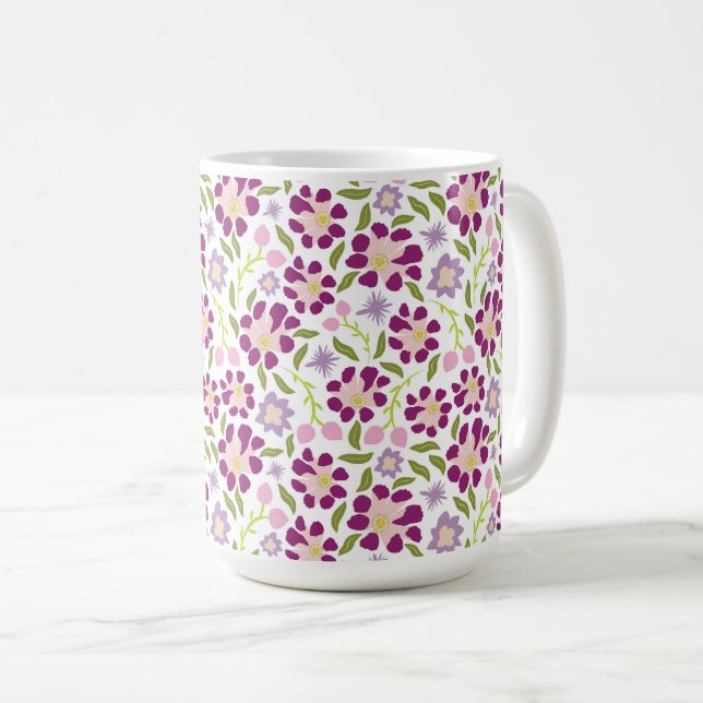 Taza De Café Ditsy floral (Anverso derecho)