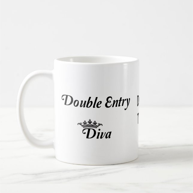 Taza De Café Diva de doble entrada (Izquierda)
