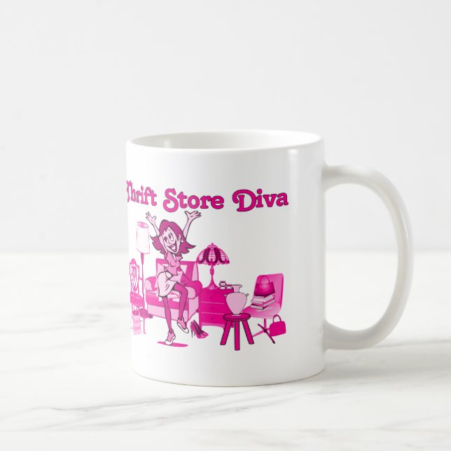Taza De Café Diva de la tienda de descuento (Derecha)