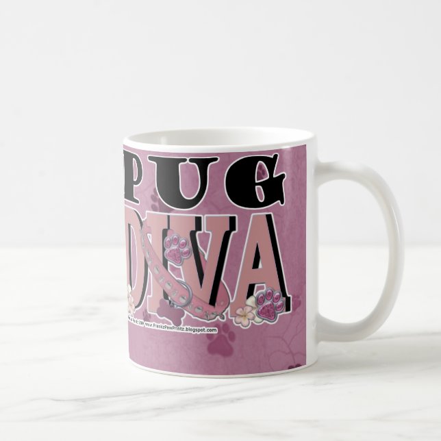 Taza De Café DIVA del barro amasado (Derecha)