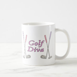 Taza De Café Diva del golf