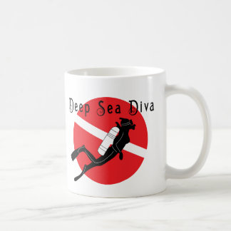 Taza De Café Diva del mar profundo