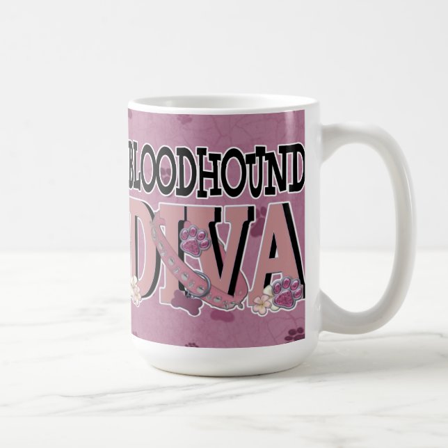 Taza De Café DIVA del sabueso (Derecha)