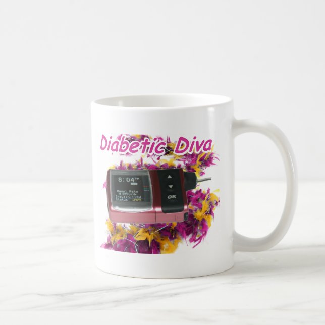 Taza De Café Diva diabética (Derecha)