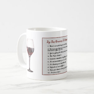 Taza De Café DIVERSAS 10 Razones Principales Para Beber Vino AÑ